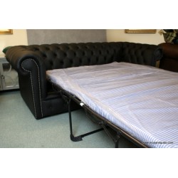 Chesterfield Black Sofa Bed