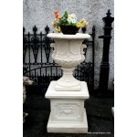 Period Style Urn on Plinth