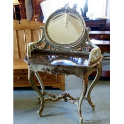 Console Marble Top Mirror SOLD