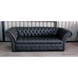 Chesterfield Sofa Charlemont 3 seat Grey