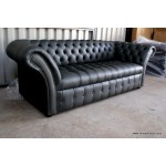 Chesterfield Sofa Charlemont 3 seat Grey