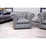 Chesterfield Sofa Suite Grey