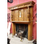 Gothic Oak Fireplace