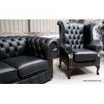 Chesterfield Sofa Black