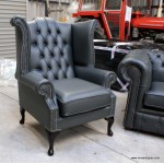 Chesterfield Suite Steel grey