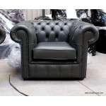 Chesterfield Suite Steel grey