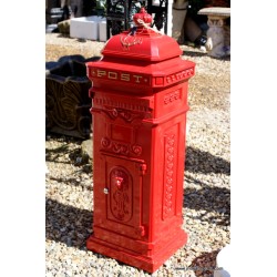 Post Box Freestanding Red