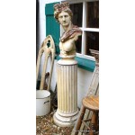 Apollo Bust on Column