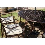 Oval Garden table + 6