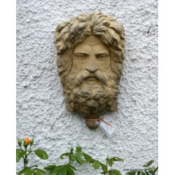 Stone Neptune Head