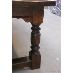 19thC. Figured Elm Refectory TableSOLD