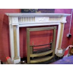 Marble Fireplace Pair