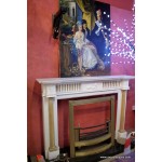 Marble Fireplace Pair