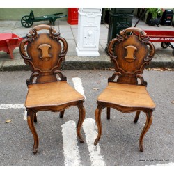 Pair Victorian Chairs