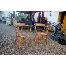 Smokers Chairs Pair