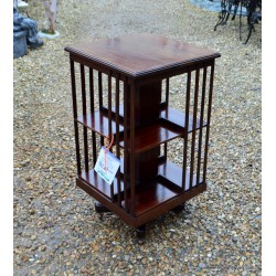 Revolving Bookcase EdwardianSOLD