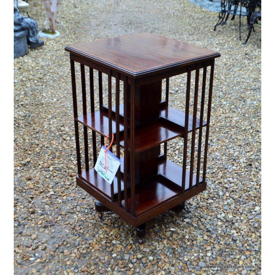 Revolving Bookcase EdwardianSOLD