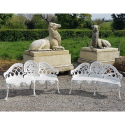 Garden Bench White