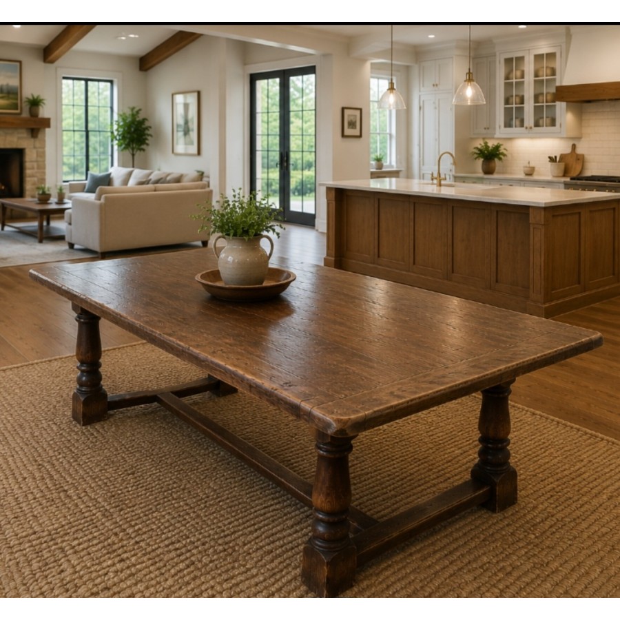 ARRIVING SOON Oak Refectory Table