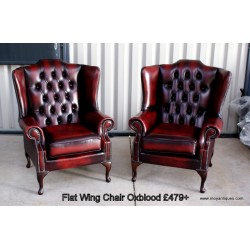 Chesterfield Flat Wing Chairs