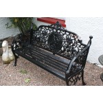 Cast Iron Bench Lady