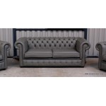 Chesterfield Sofa Suite Grey