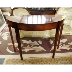 Demi Lune Table Mahogany