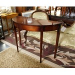 Demi Lune Table Mahogany