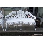 Garden Bench White