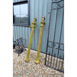 Georgian Cast Iron Gate Posts