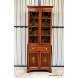 Edwardian Inlaid Bookcase SOLD