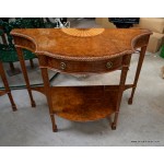 Console Table Burr Walnut NOW SOLD