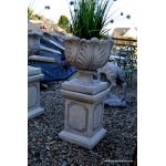 Tulip Urn on Classic Plinth