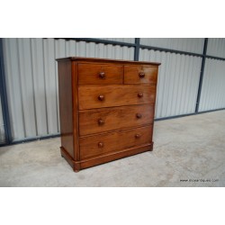 Chest Drawers 2 over 3 Victorian SOLD