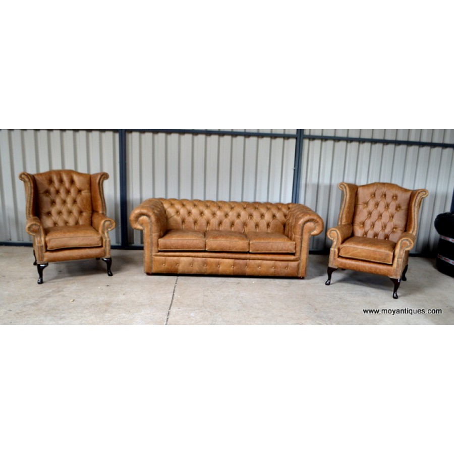 Chesterfield Cracked Tan