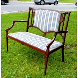 Stylish Settee Edwardian SOLD