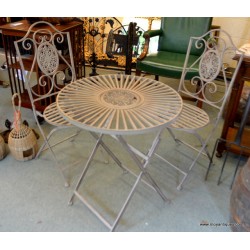 Bistro set Antique Grey