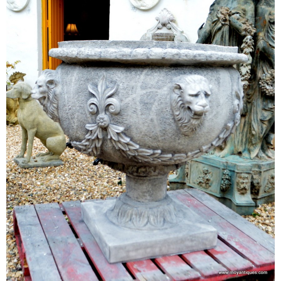 Lion Mask Urn