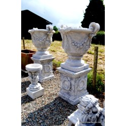 Large Hanle Urns on Plinth