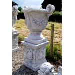 Large Hanle Urns on Plinth
