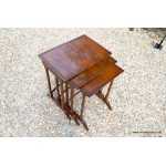 Walnut Nest of Tables SOLD