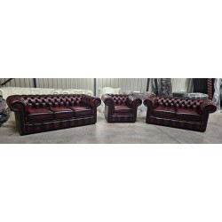 Chesterfield Sofa 3 2 Club Oxblood