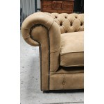 Chesterfield 4 seat Brunnel Tan