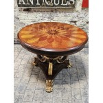 Center Table Giltwood and Mahog