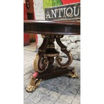 Center Table Giltwood and Mahog