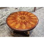 Center Table Giltwood and Mahog NOW SOLD