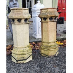 Pair Victorian Chimney Pots