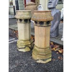 Pair Victorian Chimney Pots