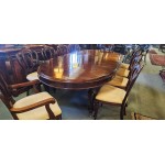 Vict 2 Leaf Dining Table & Chairs SOLD 