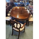 Vict 2 Leaf Dining Table & Chairs SOLD 